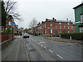 Approaching the junction of Brunswick Street and Holberry Close