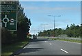 Approaching West Wick Roundabout