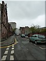 Cars parked at the top of Broomspring Lane