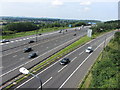 M4 Junction 29, looking west