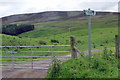 NO3765 : Signpost depicting Public Path to Glen Moy from Glen Clova by Alan Morrison