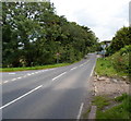 Berkeley Road heads away from the A38 near the Prince of Wales hotel