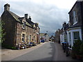 Berwickshire Townscape : A Busy Street in Coldingham