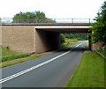 A40 crosses over Clytha Road near Raglan