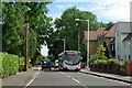 Route 100 bus on Stock Road