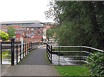 SK5639 : Nottingham Canal and Tinkers Leen by John Sutton