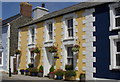 A beautifully painted house in the town