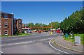 SU4088 : Junction of Grove Street (A338) and Humber Close, Wantage by P L Chadwick