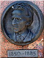 Obelisk portrait of  Sidney Gilchrist Thomas, Blaenavon Ironworks