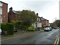 Road markings in Wilkinson Street