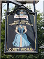 Quiet Woman inn sign