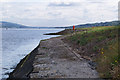 Sea wall at Inchgreen