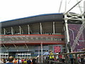 ST1876 : Olympic crowds arriving at the Millennium Stadium by HelenK