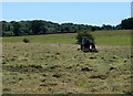 ST8382 : 2012 : Making hay near Alderton by Maurice Pullin