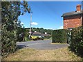 The end of the footpath from Farley to Trusham