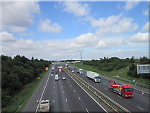SE2826 : The M62 from Thorpe Lane by Ian S