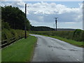 Road heading east towards Stannington