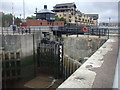 Lock at Brunswick Dock, Liverpool