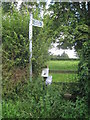 SK7868 : The beginning of the footpath to Weston on Trent by Jonathan Thacker