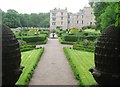 NU0625 : The Italian Garden, Chillingham Castle. by Derek Voller