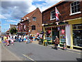 Shoppers and tourists in Staithe Street, Wells-Next-The-Sea