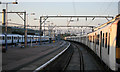 Last of the sun at Clacton Station