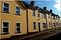 R3377 : Ennis - Drumbiggle Road - Yellow & White Dwellings by Joseph Mischyshyn