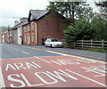 Slow down in High Street, Sennybridge