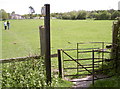 Footpath across the field