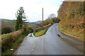 Fork in the road near Rudry