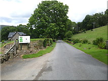 NN7040 : The road passing Bracken Lodges complex by James Denham