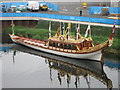 TQ3784 : Gloriana Rowing Barge, Olympic Park by Alex McGregor