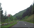 A83 at entrance to Laigh Glencroe