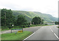 Road convergence at war memorial