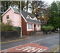 Pink house, Ystrad Road, Gelli