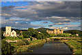 SJ0278 : Rhuddlan from the A525 bypass bridge by Mike Searle