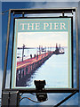 The Pier sign