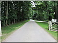 A farm road leading to Wold Road