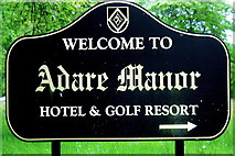 R4646 : Adare - Driveway to Adare Manor - Directional Sign by Joseph Mischyshyn