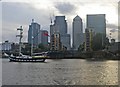 Thames western waterfront at Blackwall Reach