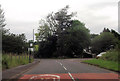 Road junction entering Thornhill