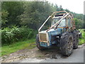 Old tractor in Ruardean Woodside