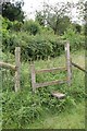 Stile on the path from Stockwell Lane to Bushcombe Lane