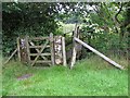 Footbridge over beck at Bridge Petton