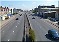 North Circular Road heads towards Staples Corner, London