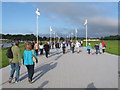 Walkway from Windsor racecourse to Eton Dorney Olympics course