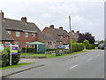 Council houses on Station Road 