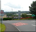 Woodfieldside boundary sign, Pontllanfraith