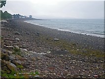 NG7044 : Looking down the shingle beach along the Inner Sound by C Michael Hogan