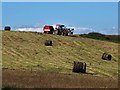 Grass baling at Auchrobert